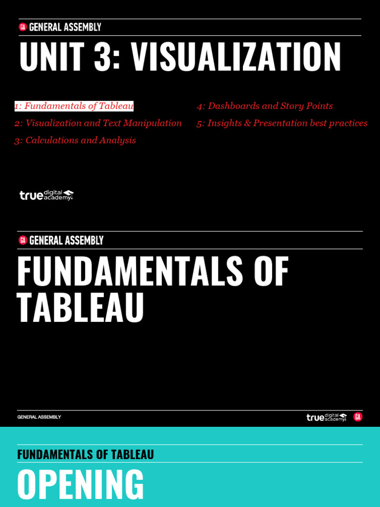 Tableau Fundamentals: Data Visualization Guide | PDF | Data ...