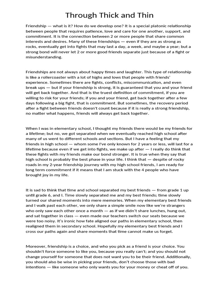 Friendship | PDF | Social Psychology