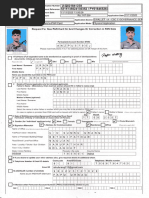 PAN Card Application Form CSF | PDF