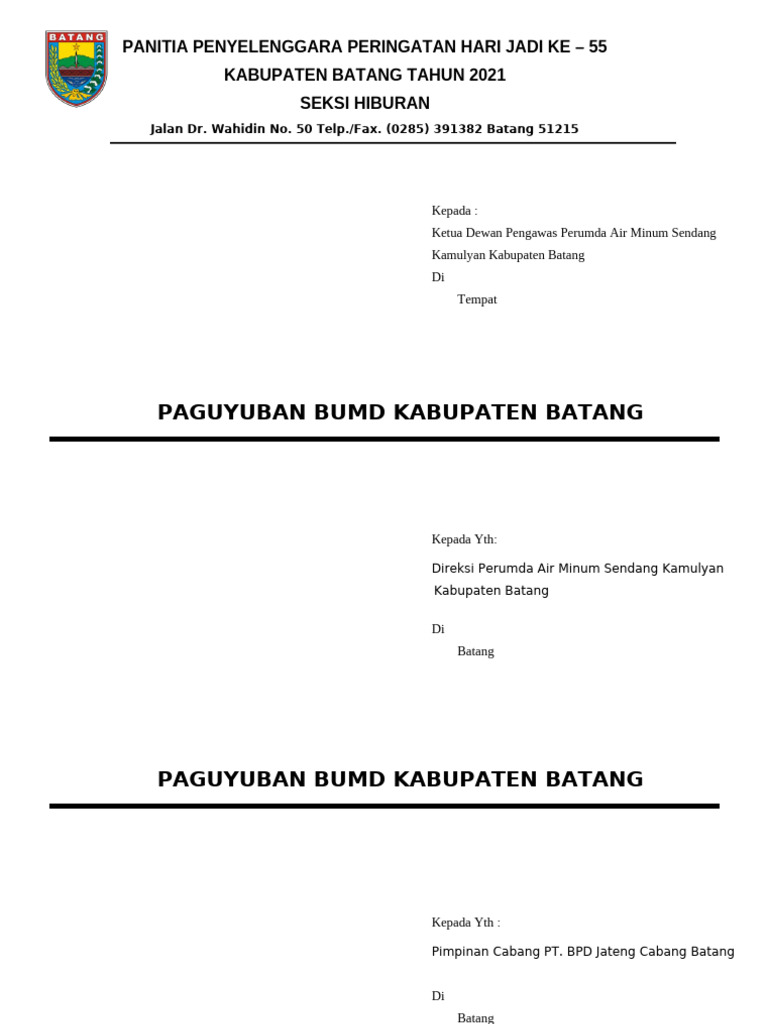 Form Amplop | PDF