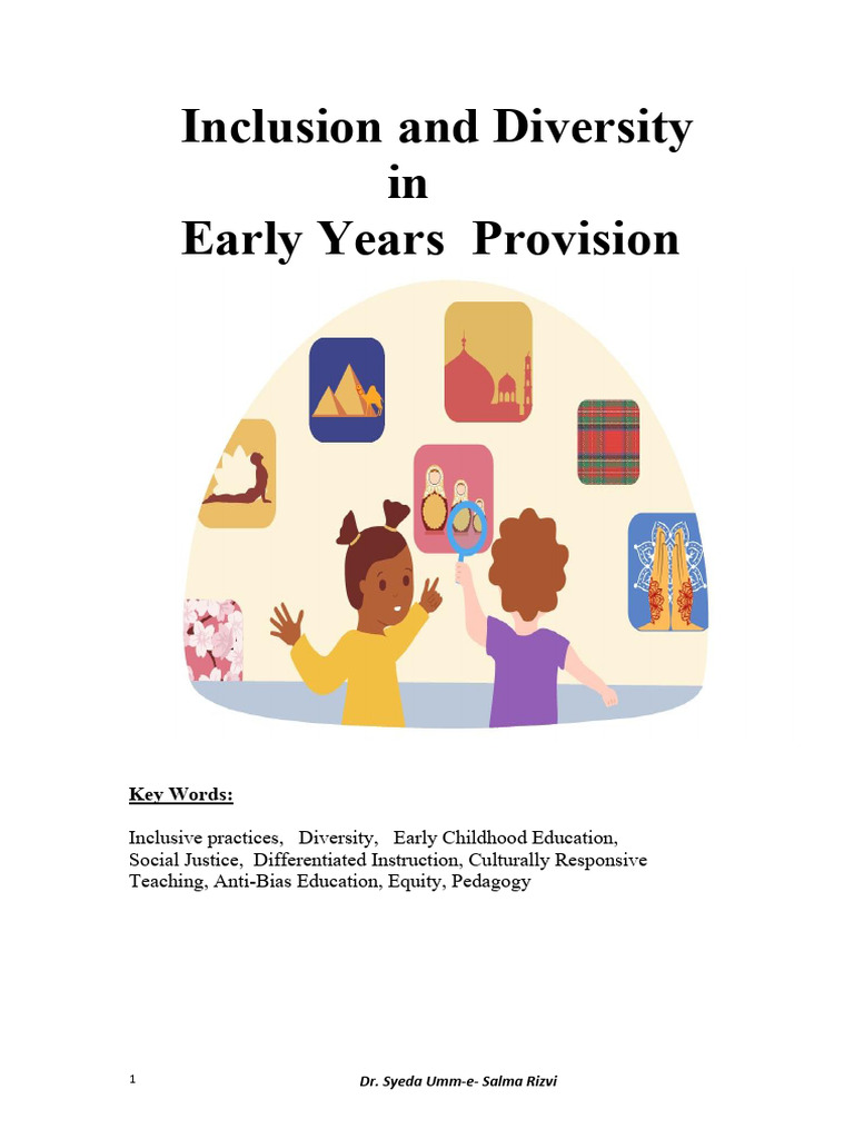 Inclusion and Diversity in Early Childhood | PDF | Inclusion (Education ...