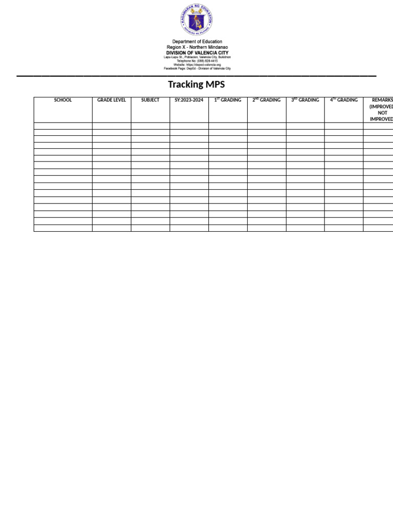 Tracking Mps | PDF