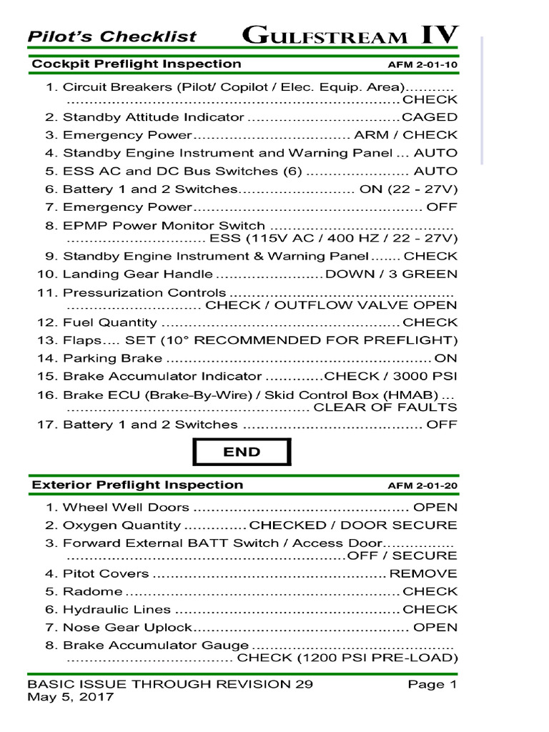 GIV Check Lists | PDF