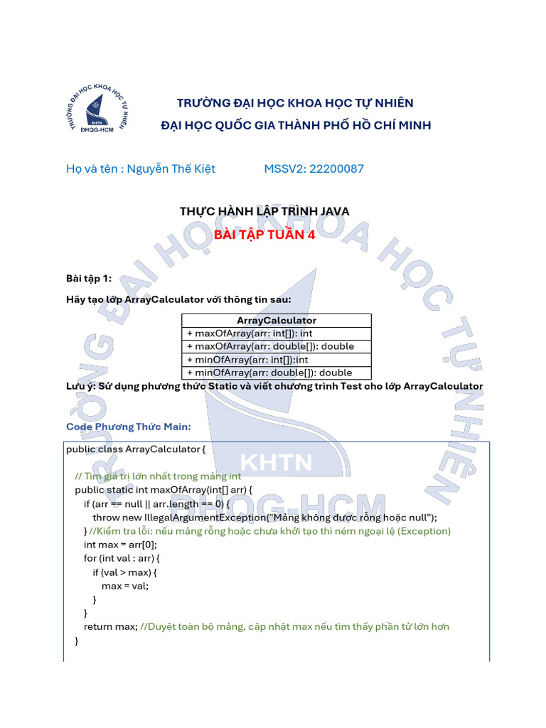 NguyenTheKiet BaiTap 4 | PDF