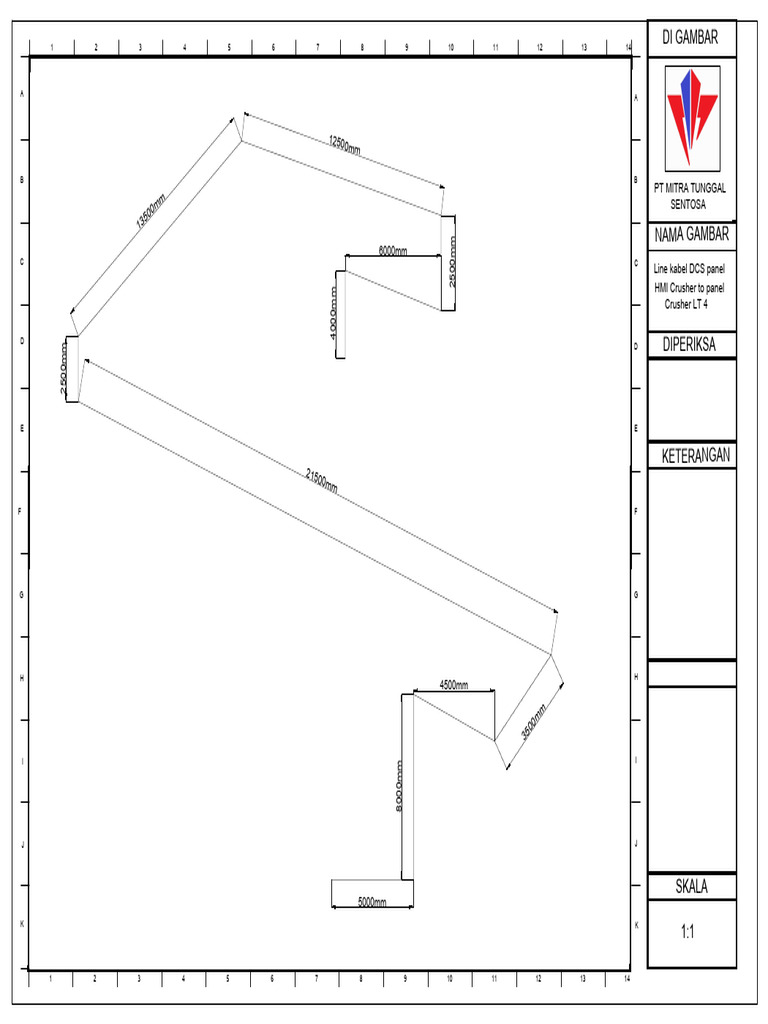 DCS Panel Cable Layout Details | PDF