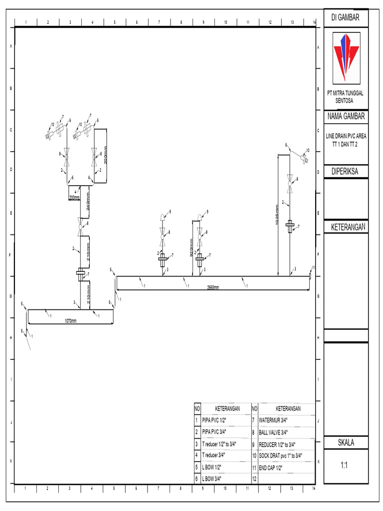 Line Drain PVC Vontainer Area Tt1 Tt2 | PDF