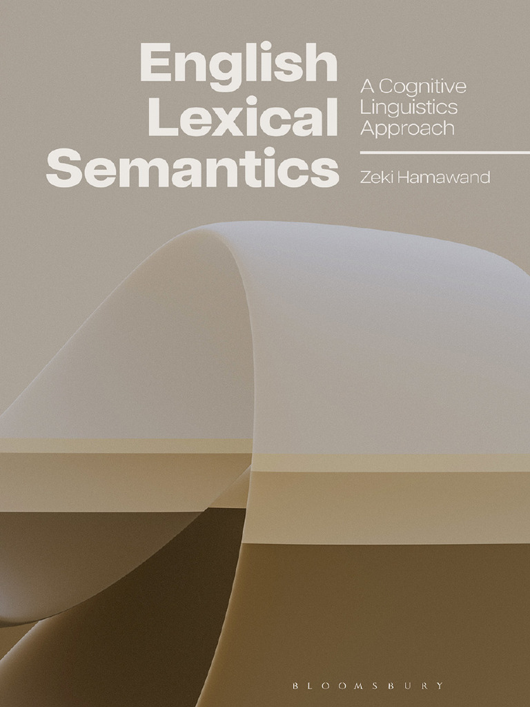 Cognitive Lexical Semantics Explained | PDF | Semantics | Word