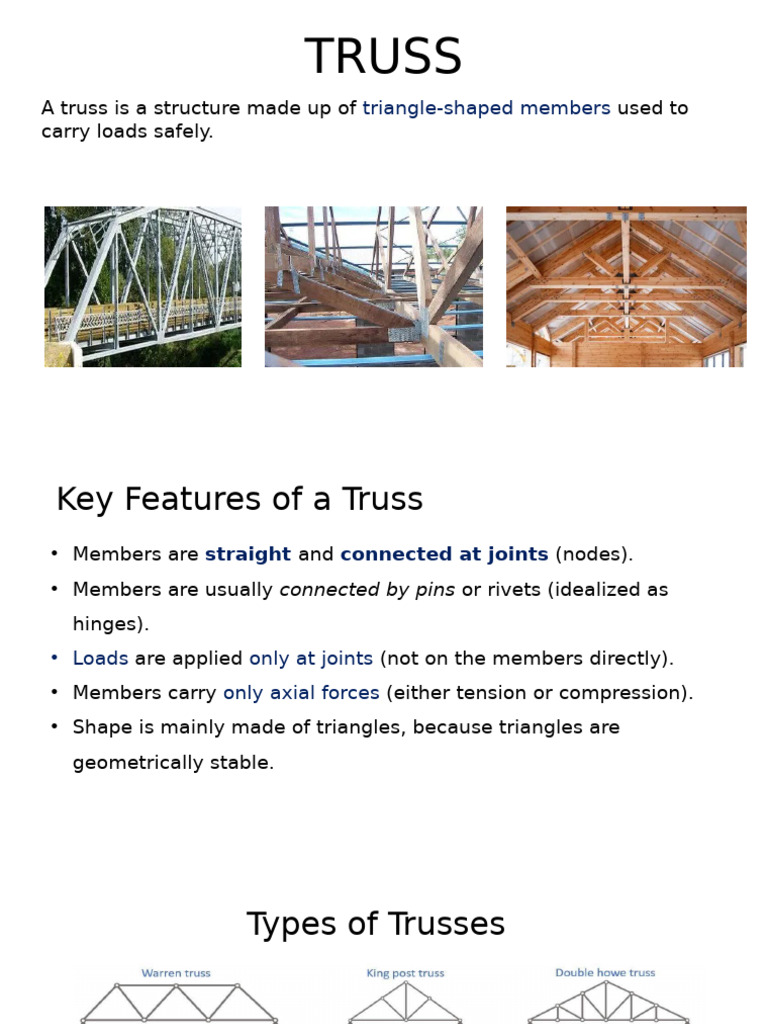Understanding Truss Structures and Analysis | PDF