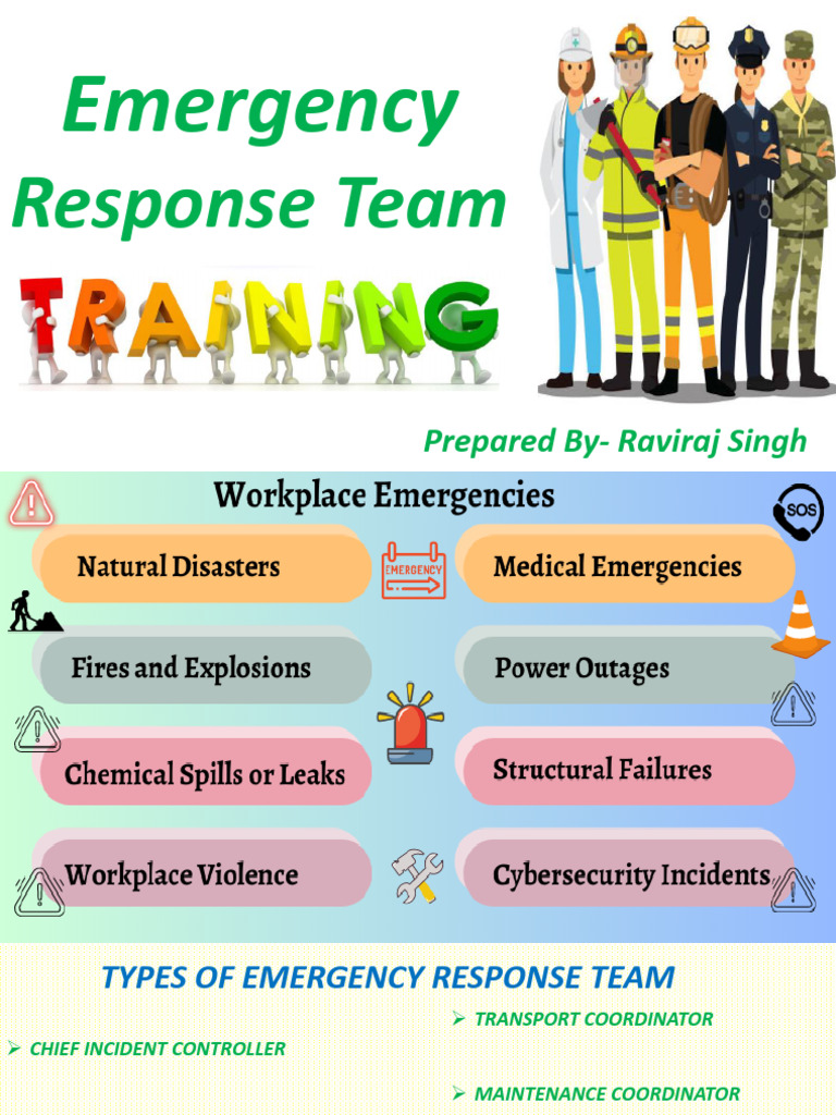 Emergency Response Team | PDF | Emergency | First Aid