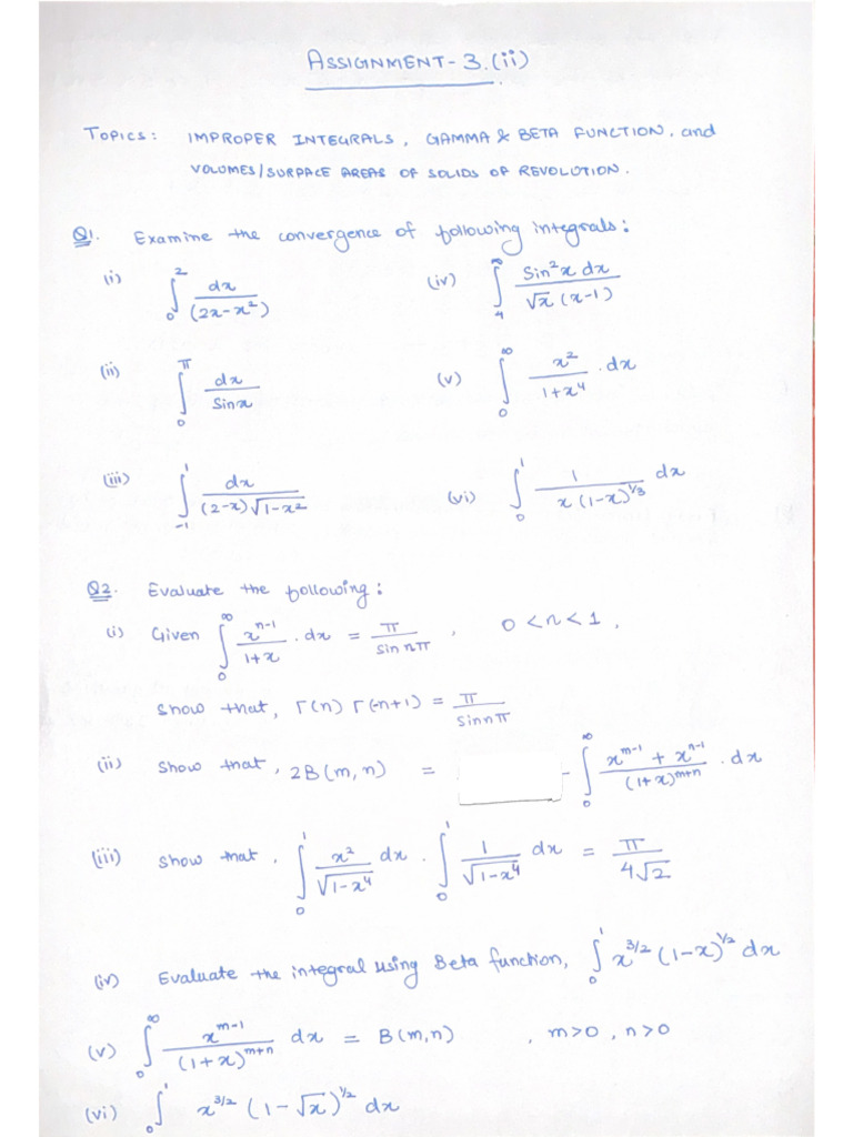 Assignment 4 | PDF | Differential Geometry | Space (Mathematics)