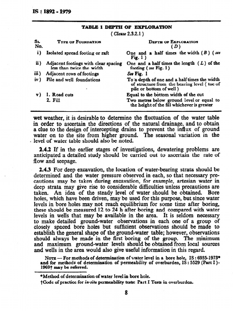 Geotechnical Investigation for Foundations | PDF | Borehole | Civil ...