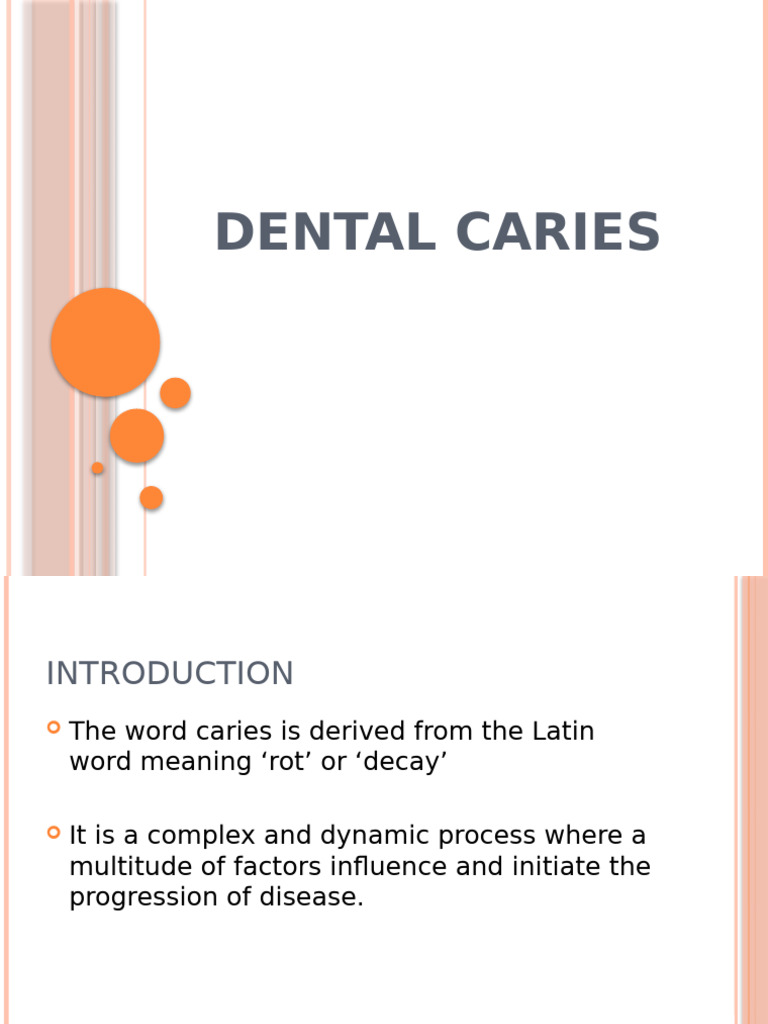 Dental Caries | PDF | Tooth Enamel | Dentin