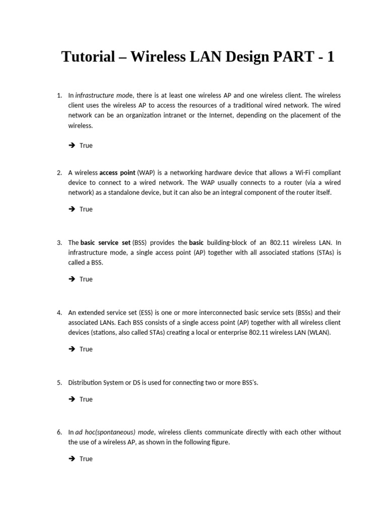 Wireless LAN Design Tutorial Part 1 | PDF | Wireless Lan | Wireless ...