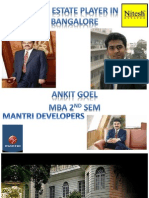 Mantri Developers Chairman and Award-Winning Projects