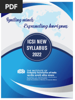 ICSI Executive Programme Syllabus 2022 | PDF | Financial Audit | Taxes