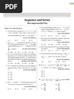 JEE Main Sequence and Series PYQs 2024-2025 | PDF | Mathematics ...