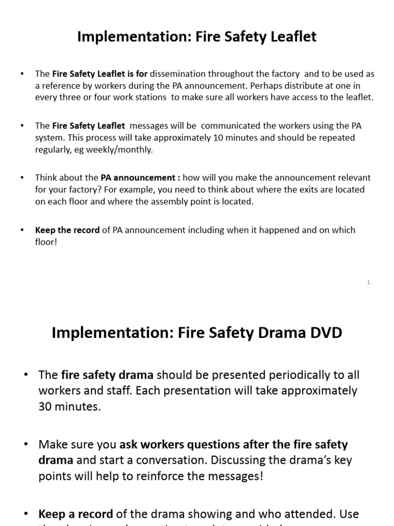 Fire Safety Implementation Guide | PDF | Fire Safety | Chess