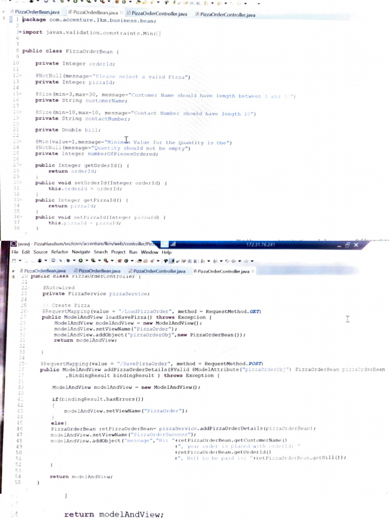 Pizza | PDF | Java (Programming Language) | Computer Science