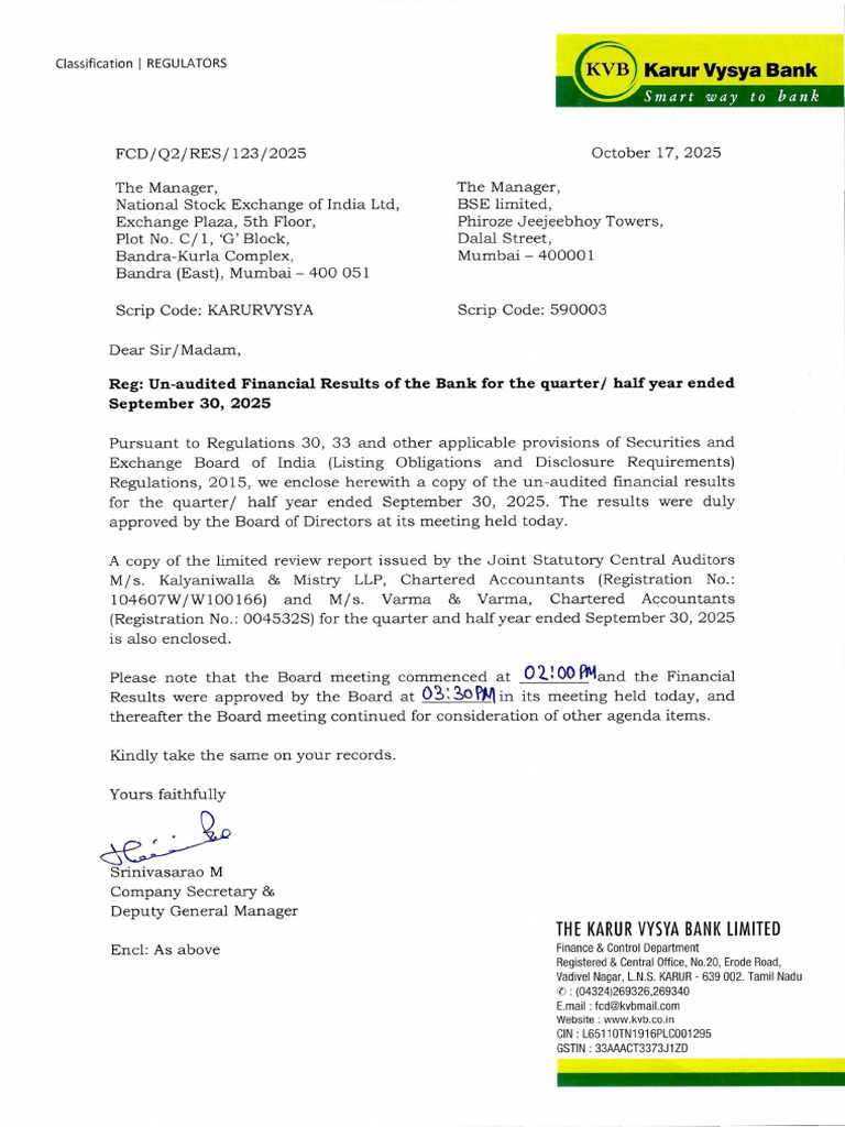 ,KVB) Bank: Karur Vysya Smart @T | PDF | Audit | Accounting