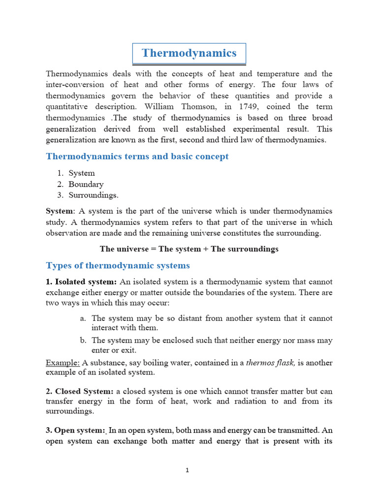 Overview of Thermodynamics Principles | PDF | Solvation | Entropy