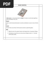 Diary Writing Format and Examples | PDF