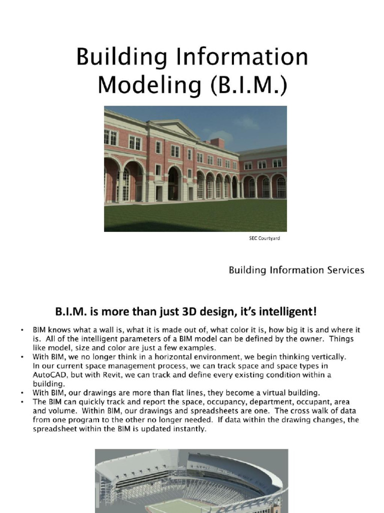 BIM Building Information Modelling Methods | PDF