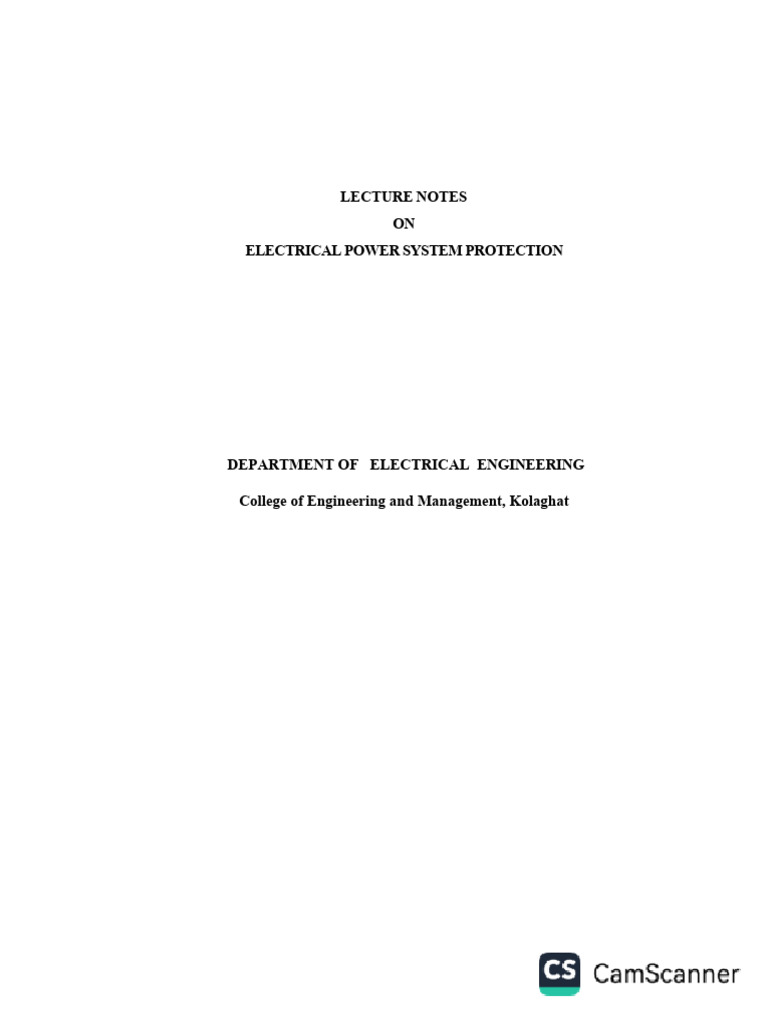 Power System Protection Fundamentals | PDF | Relay | Transformer