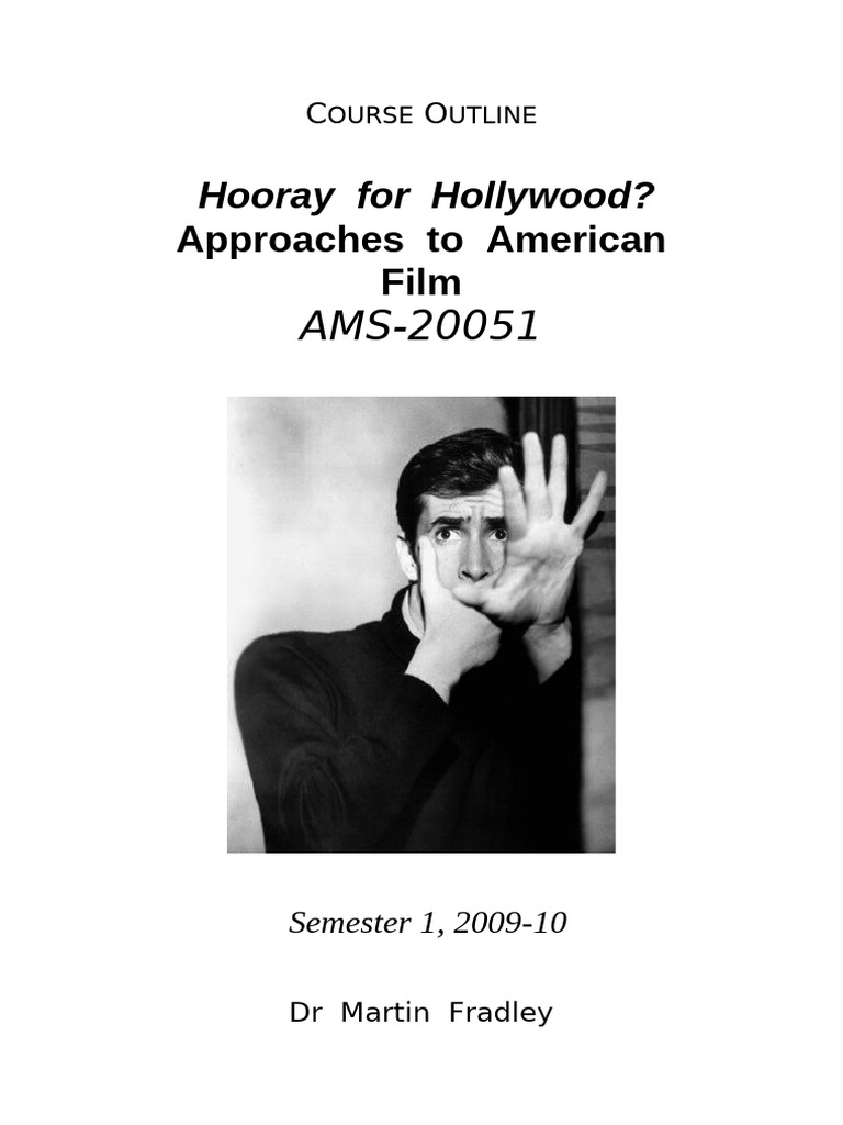 Hooray for Hollywood American Cinema PDF Horror Films Cinema Of