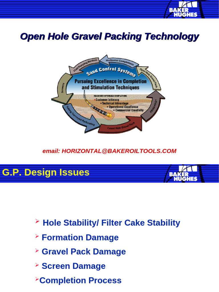 Open Hole Gravel Packing Techniques | PDF | Filtration | Casing (Borehole)