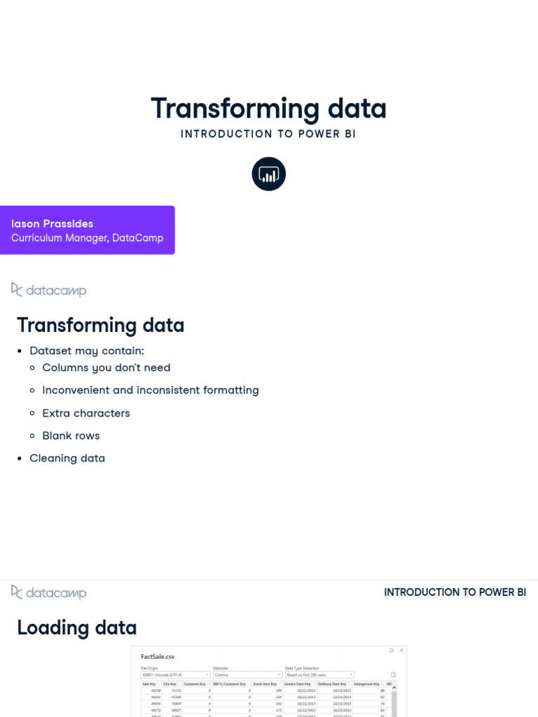Introduction To Power BI Chapter2 | PDF