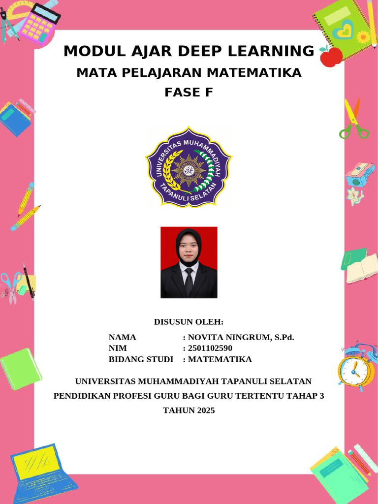 Modul Ajar Deep Learning Matematika | PDF