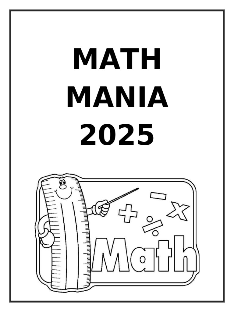 Math Mania 2025: Grade 2 Program Overview | PDF | Mathematics | Thought