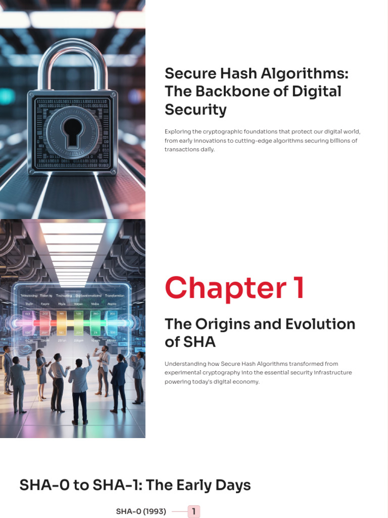 Secure Hash Algorithms The Backbone of Digital Security | PDF ...