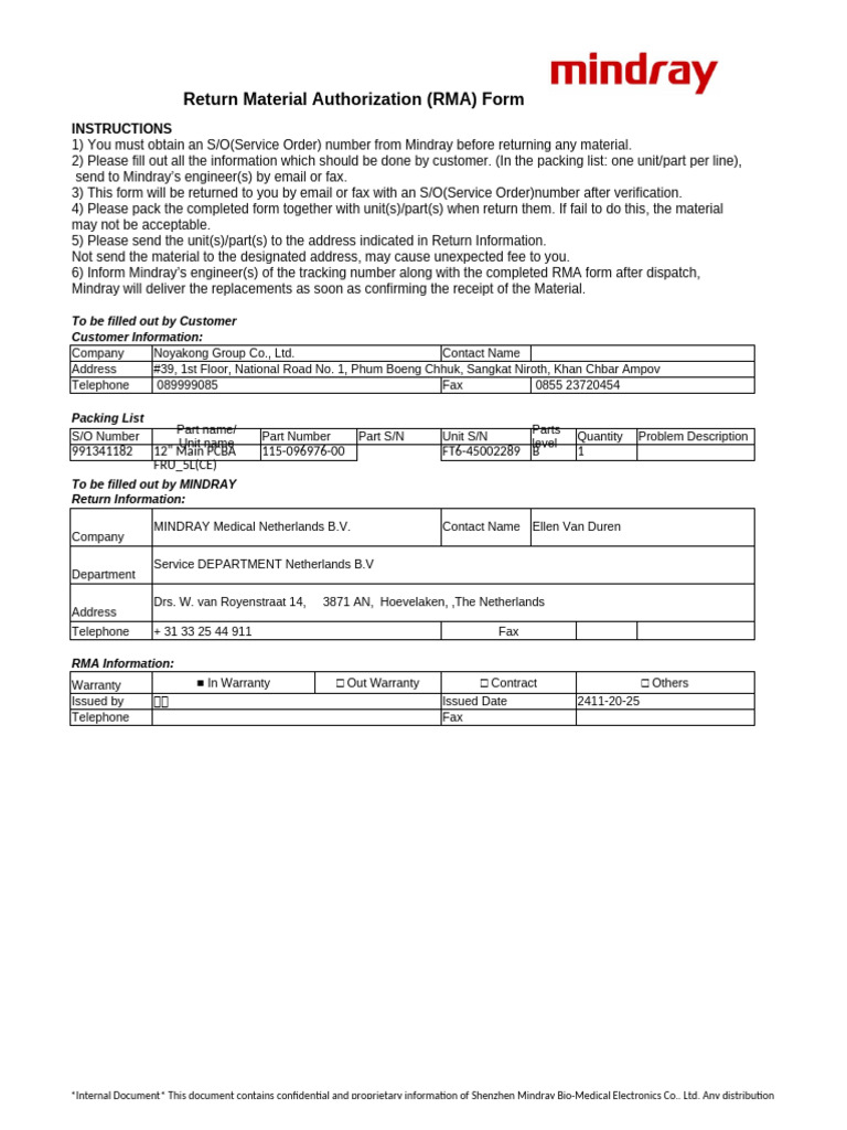 RMA Download | PDF | Telecommunications