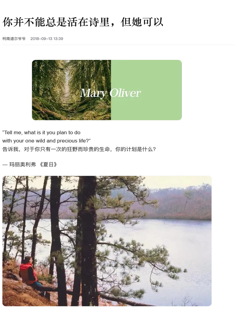 你并不能总是活在诗里，但她可以 | PDF