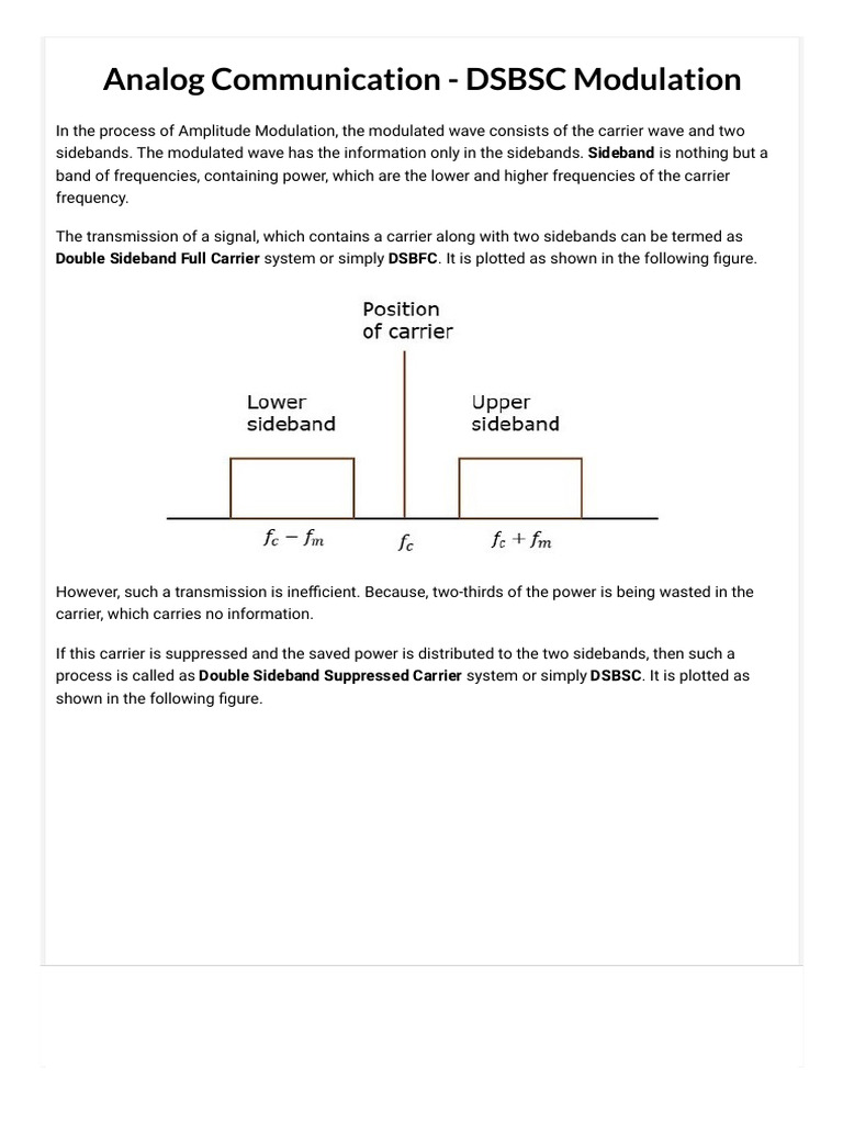 Analog | PDF | Frequency Modulation | Detector (Radio)