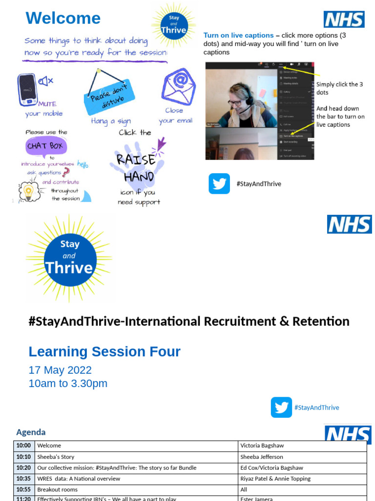 #StayAndThrive Learning Session 4 Slides | PDF | Recruitment | Employee ...