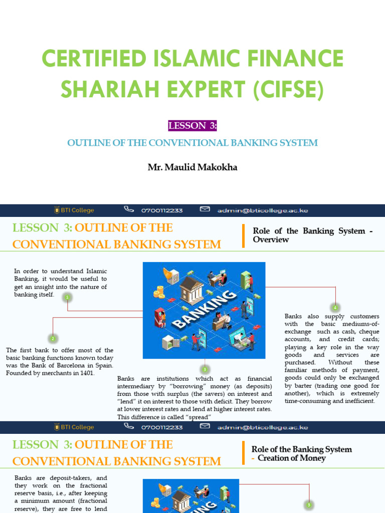 Overview of Conventional Banking System | PDF | Banks | Interest