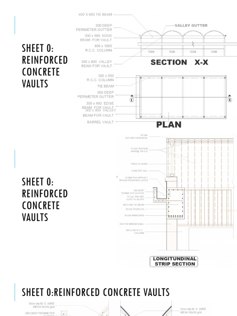 SHEET 8 and 9 Concrete Vaults and Domes | PDF