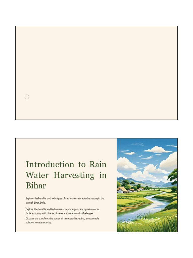 Rain Water Harvesting Project 111 | PDF | Groundwater | Surface Runoff