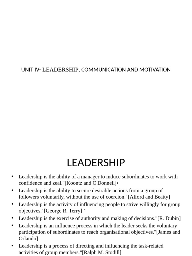 Leadership and Motivation Strategies | PDF | Social Psychology ...