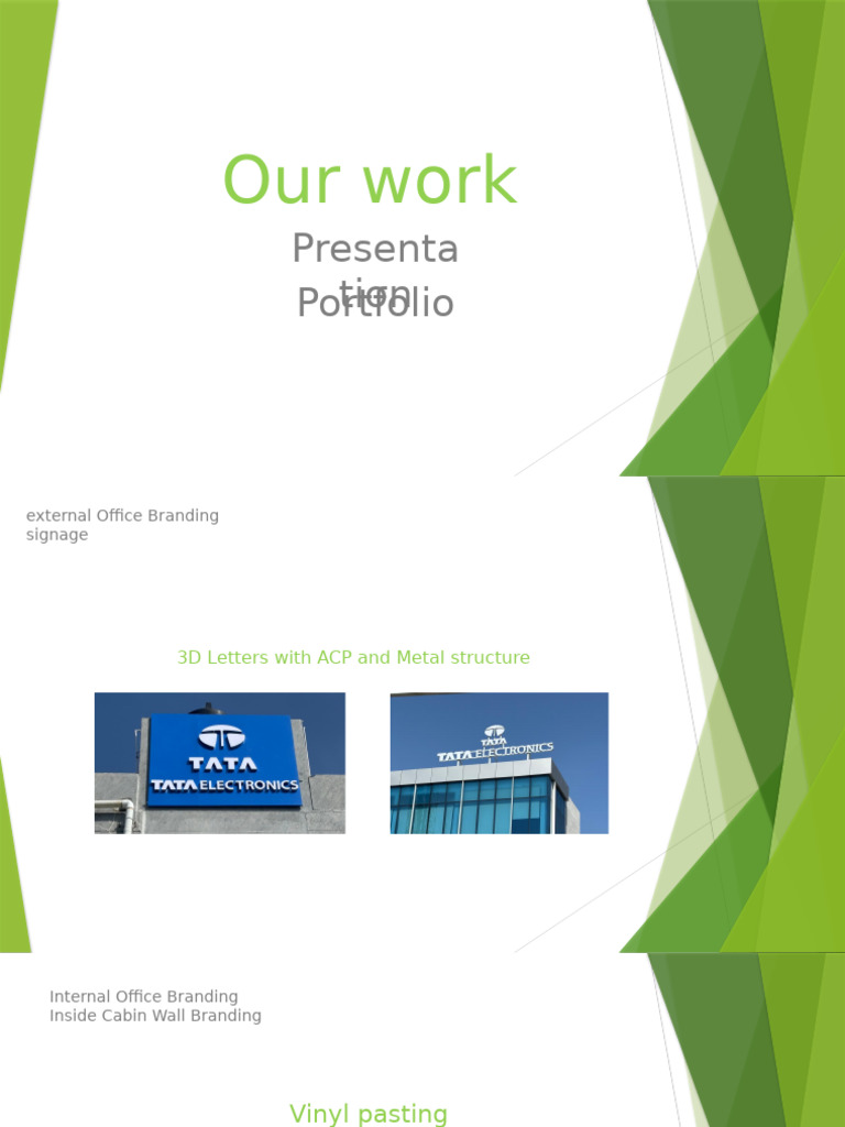Comprehensive Office Branding Solutions | PDF