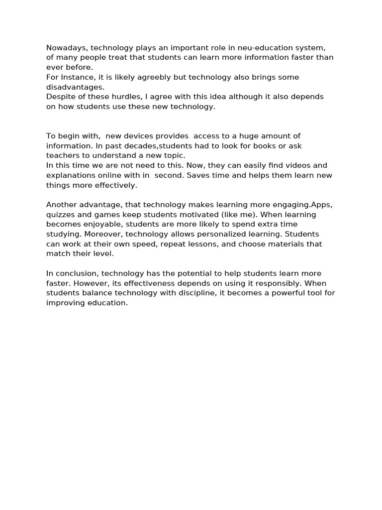The Impact of Technology on Learning | PDF