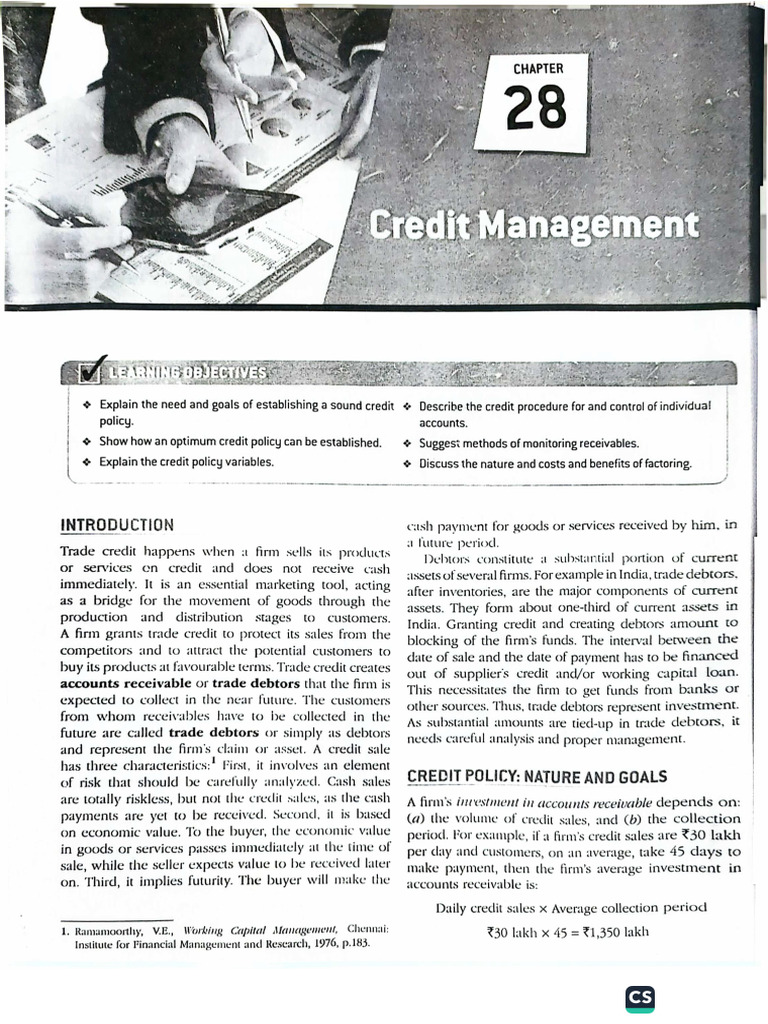 Credit Management | PDF