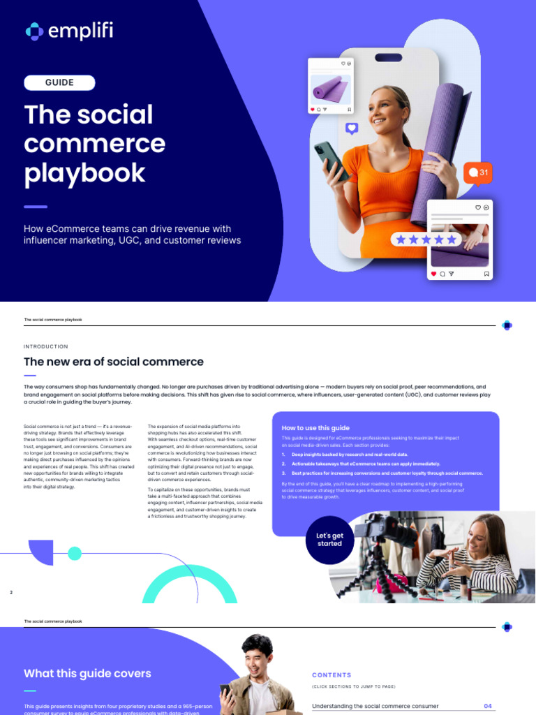 Social Commerce Playbook for eCommerce Success | PDF | Brand | Marketing