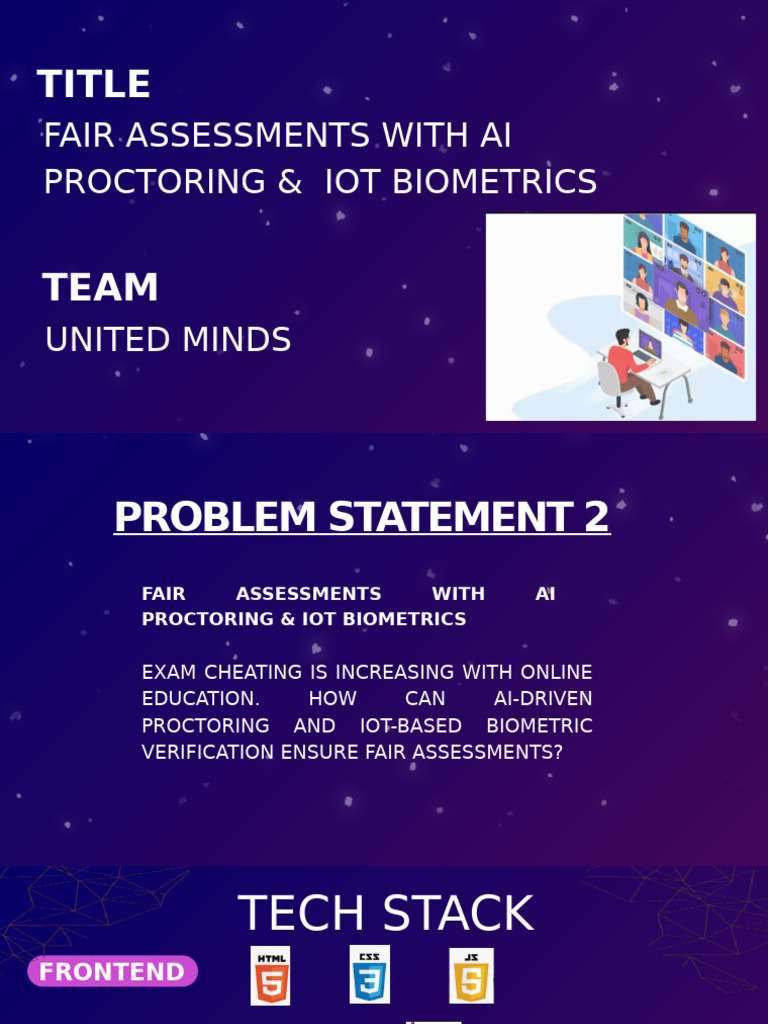 Fair Assessments With Ai Proctoring & Iot Biometrics | PDF | Biometrics ...