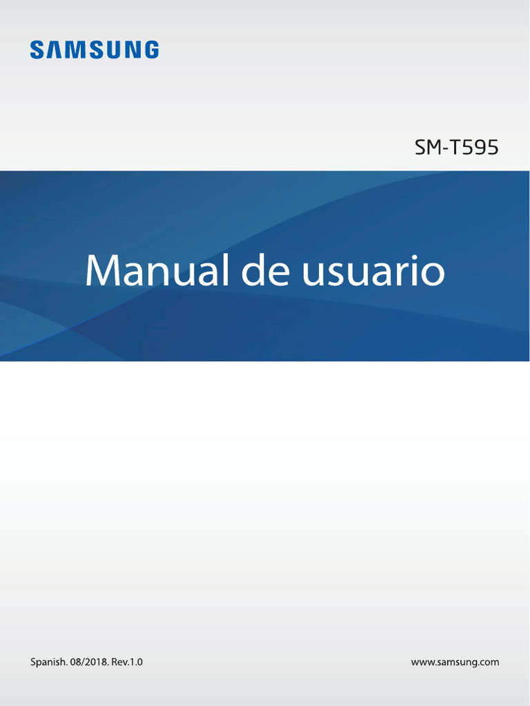 Manual Samsung t595 Um Open Oreo Spa Rev.1.0 180809.Pd | PDF