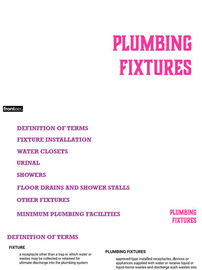 Eu 2 02 Plumbing Fixtures PDF Waste Management Home Appliance