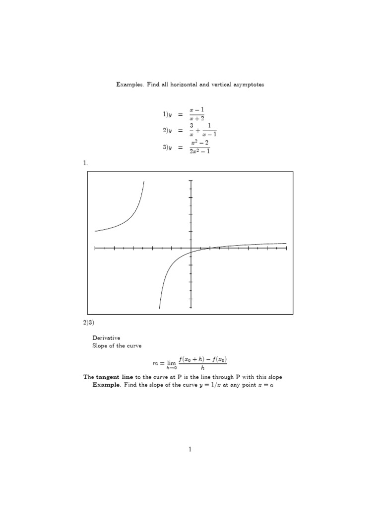 Cal1-3 | PDF | Derivative | Slope