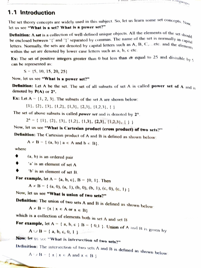 Set Theory and String Functions Explained | PDF | String (Computer ...